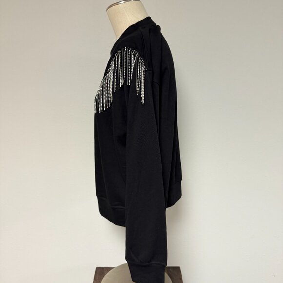 Gilli Rhinestone Tassel Sweatshirt - Picture 5 of 10
